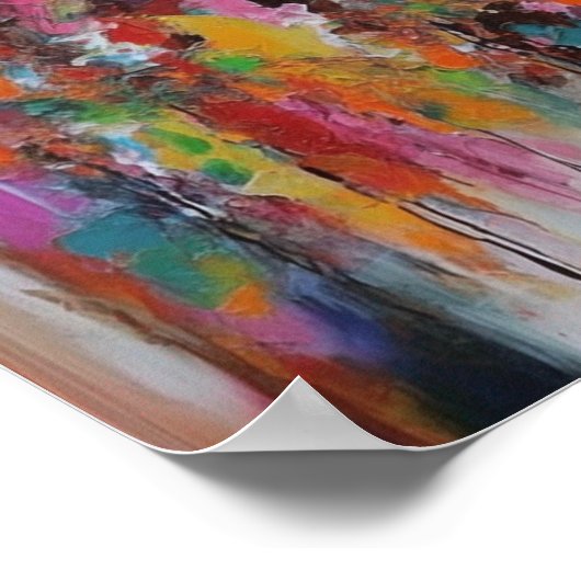 Poster Abstract Painting - Eloquent Expression Through Co (Coin)