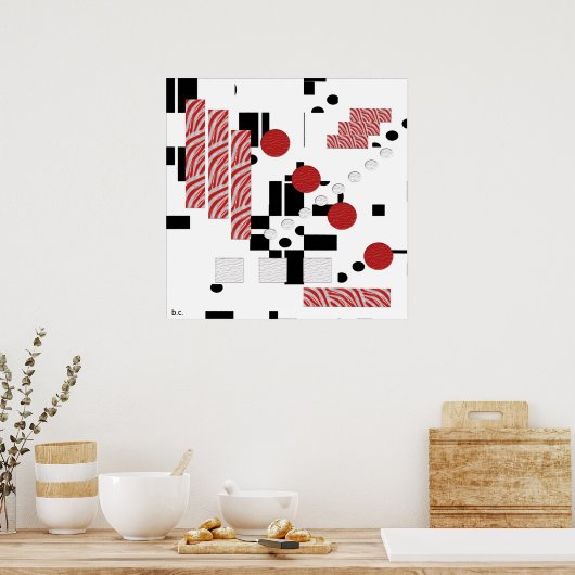Poster Abstract Proportion Print (Cuisine)