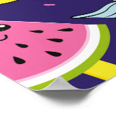 Poster Abstract seamless ice cream pattern. Creative vint (Coin)