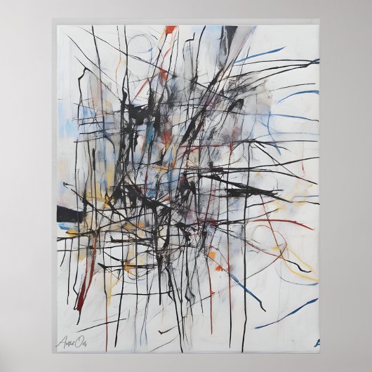 Poster | Abstracte kunst | AI-inhoud (Voorkant)