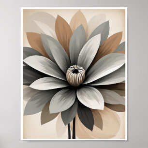 Poster Abstracte Kunst Bloemenkamer Decor Wall Art
