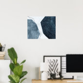 Poster Abstraction adjacente (Bureau à domicile)