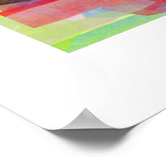 Poster Abstraction by Roger R Whiteside print (Coin)