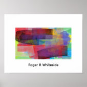 Poster Abstraction by Roger R Whiteside print (Devant)