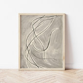 Poster Abstraction de danse | Abraham Walkowitz