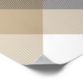 Poster Abstraction Géométrique Carrée 2 (Coin)
