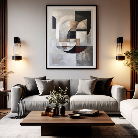 Poster Abstraction Minimaliste