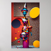 Poster Abstraction of the Astro-Witch (Devant)