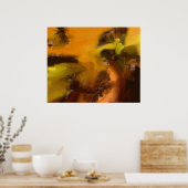 Poster abstraction pour murs (Cuisine)