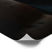 Poster Abstraction Sci-Fi Lumineuse (Coin)
