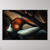 Poster Abstraction Sci-Fi Lumineuse (Devant)