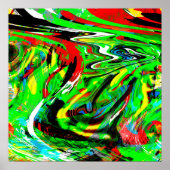 Poster abstraction tordue (Devant)