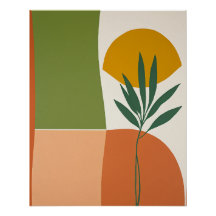 abstracto bohemio planta sol