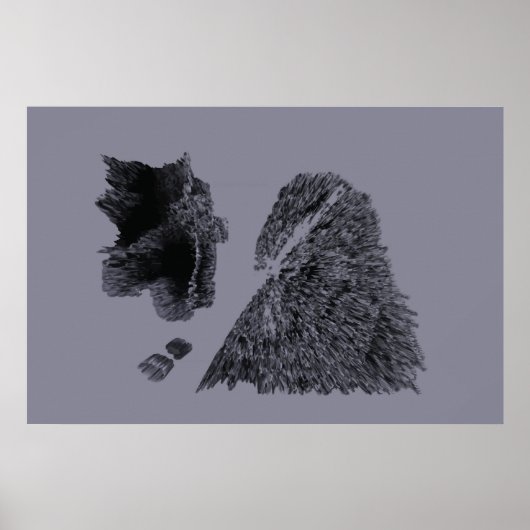 Poster Abstrait (Devant)