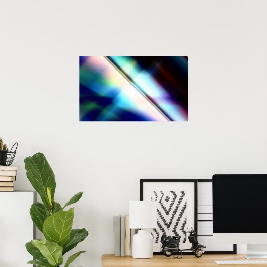 Poster Abstrait (Bureau à domicile)