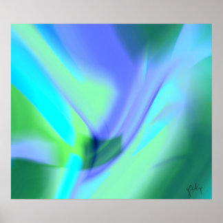Poster abstrait