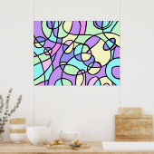 Poster Abstrait (Cuisine)