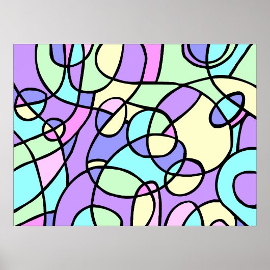 Poster Abstrait (Devant)