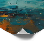 Poster abstrait (Coin)