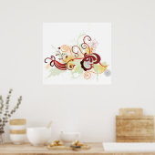 Poster Abstrait (Cuisine)