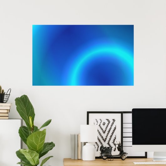 Poster Abstrait (Bureau à domicile)