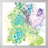 POSTER ABSTRAIT (Devant)