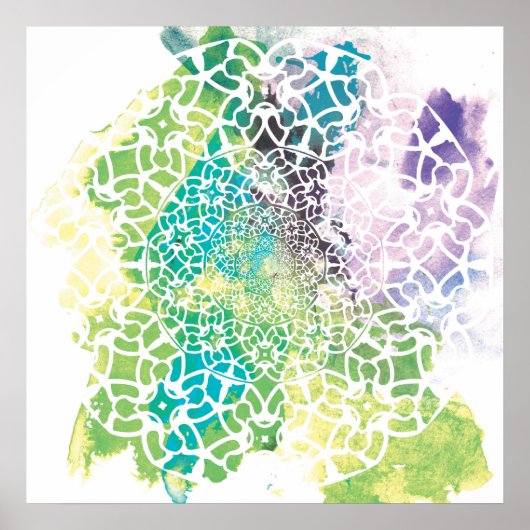 POSTER ABSTRAIT (Devant)