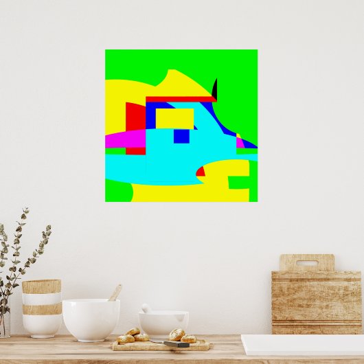 Poster Abstrait (Cuisine)