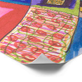 Poster Abstrait 109, art original (Coin)