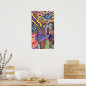 Poster Abstrait 109, art original (Cuisine)