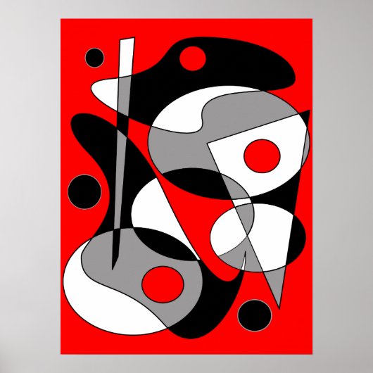 Poster Abstrait #184 (Devant)