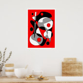 Poster Abstrait #184 (Cuisine)