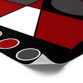 Poster Abstrait #185 (Coin)