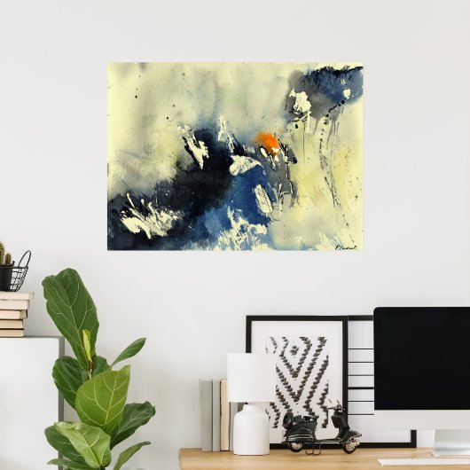 Poster abstrait 218091 (Bureau à domicile)