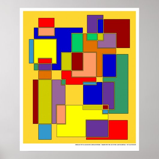 Poster Abstrait #26 (Devant)