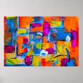 POSTER ABSTRAIT 3 (Devant)
