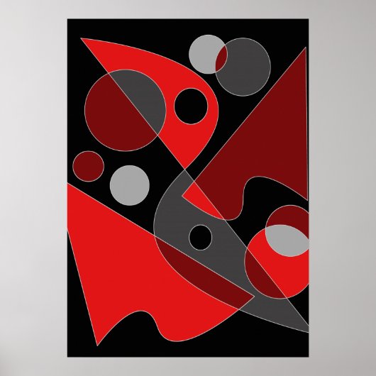 Poster Abstrait #311 (Devant)
