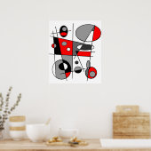 Poster Abstrait #35 (Cuisine)