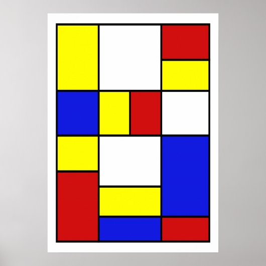 Poster Abstrait #378 (Devant)