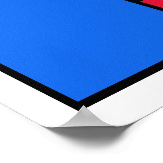 Poster Abstrait #402 (Coin)