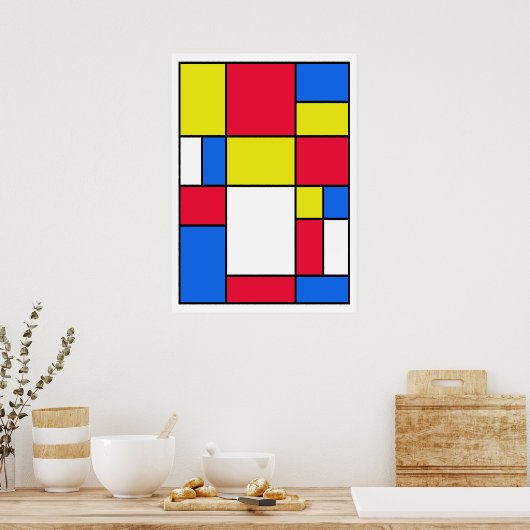 Poster Abstrait #402 (Cuisine)