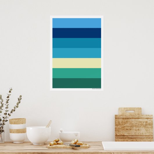 Poster Abstrait #409 (Cuisine)