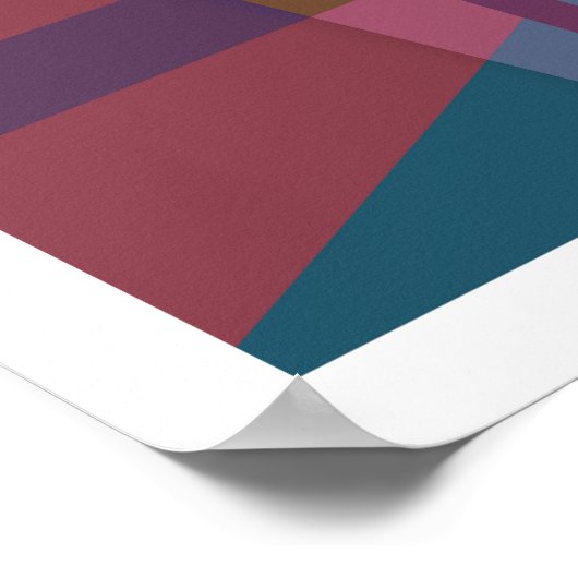 Poster Abstrait #410 (Coin)