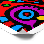 Poster Abstrait #411 (Coin)