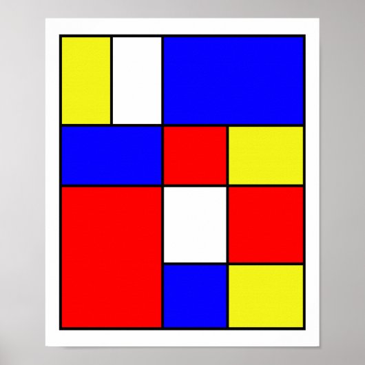 Poster Abstrait #414 (Devant)