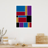 Poster Abstrait #419 (Cuisine)