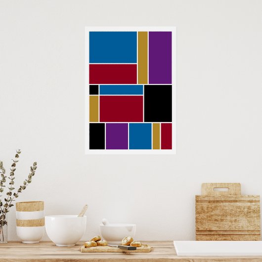 Poster Abstrait #419 (Cuisine)