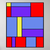 Poster Abstrait #482 (Devant)