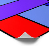 Poster Abstrait #483 (Coin)