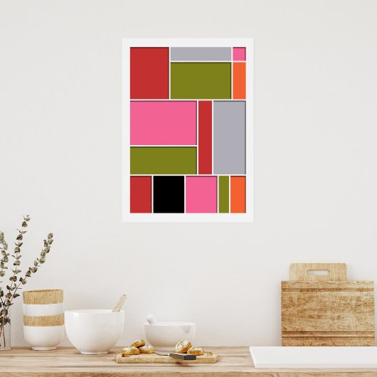 Poster Abstrait #49 (Cuisine)